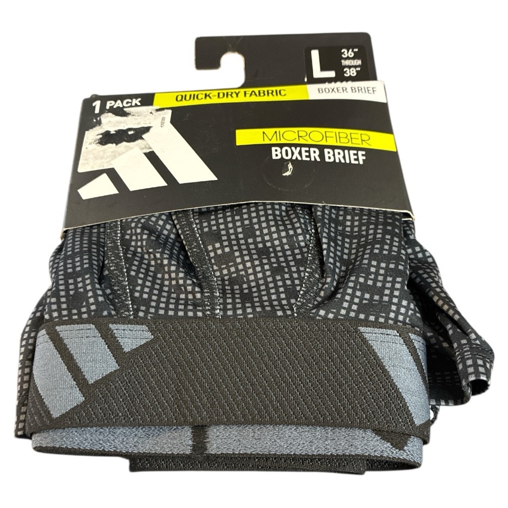 Adidas Mens Large Performance Boxer Briefs Quick Dry Fabric 1 Pack NEW